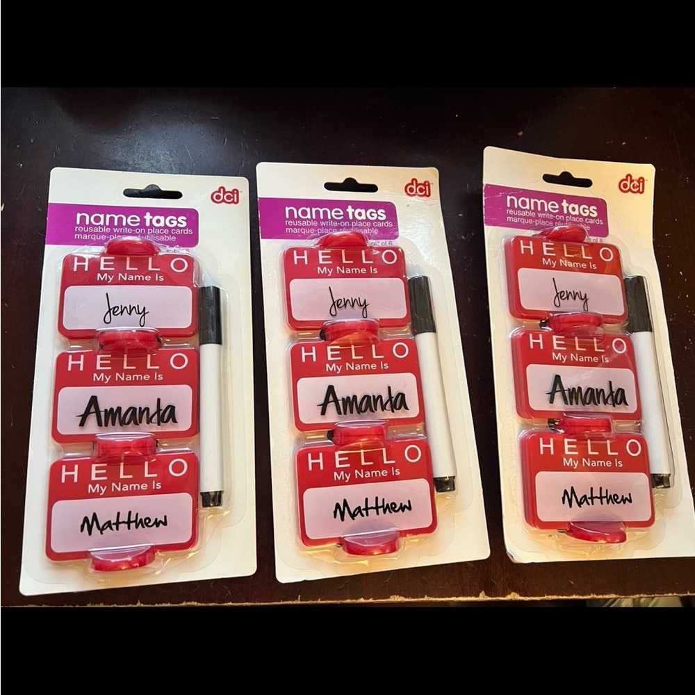 Reusable name place holder/tag